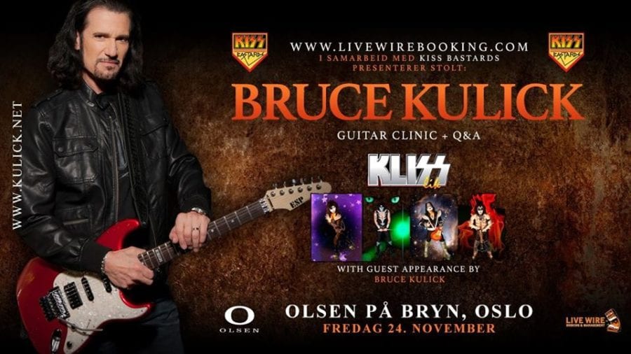 Bruce Kulick [Kiss 1984 – 1996] Guitar Clinic på Olsen på Bryn hovedbilde